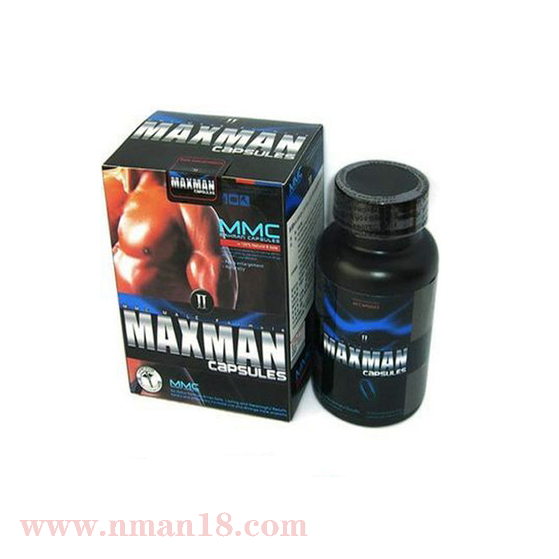 美國MAXMAN 增長增粗 第二代陰莖增大丸 男性陰莖助勃增硬 延時更持久 60粒/瓶